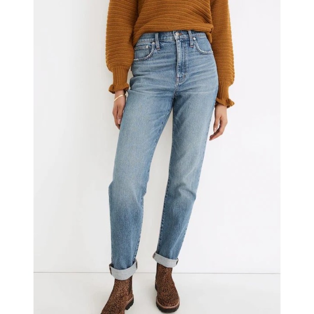 Madewell The High-Rise Slim Boyjean Medium Wash‎ Denim Jeans Size 31